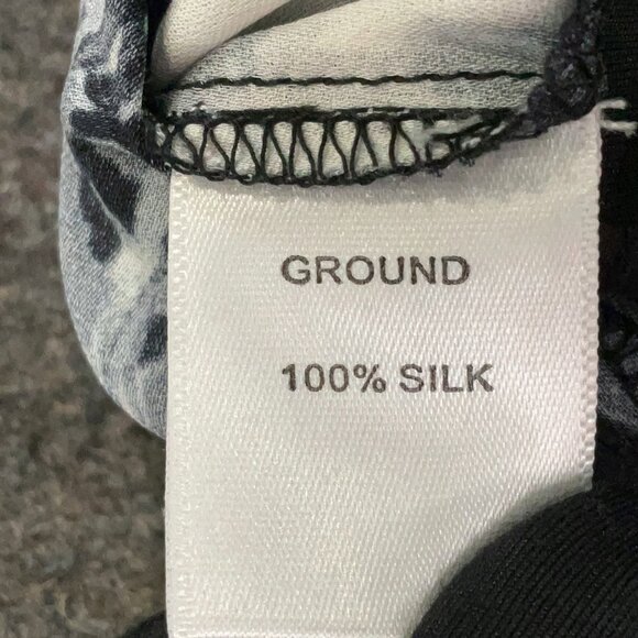 NWT Nicole Miller Artelier Size S long sleeve silk top - Picture 6 of 6